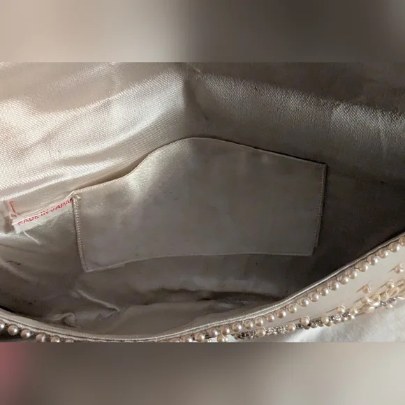 Vintage Japanese Beaded Purse Clutch &  Beaded Collar - Picture 5 of 5